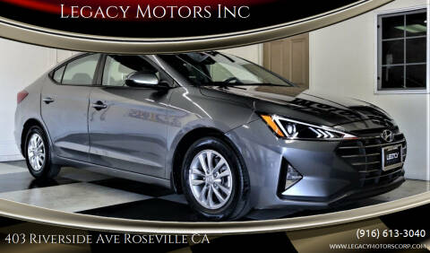 2020 Hyundai Elantra for sale at Legacy Motors Inc in Roseville CA