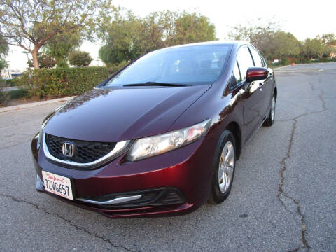 2014 Honda Civic for sale at PRESTIGE AUTO SALES GROUP INC in Stevenson Ranch CA
