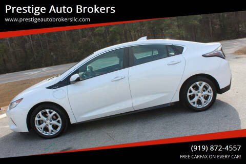2017 Chevrolet Volt for sale at Prestige Auto Brokers in Raleigh NC