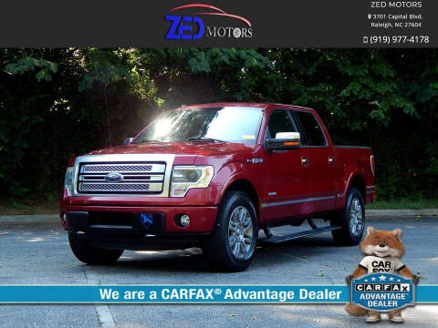 2013 Ford F-150 for sale at Zed Motors in Raleigh NC