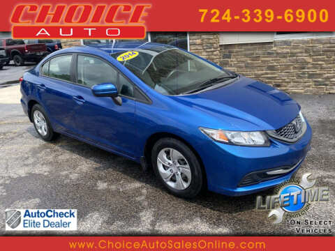 2014 Honda Civic for sale at CHOICE AUTO SALES in Murrysville PA