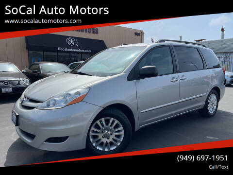2010 Toyota Sienna for sale at SoCal Auto Motors in Costa Mesa CA