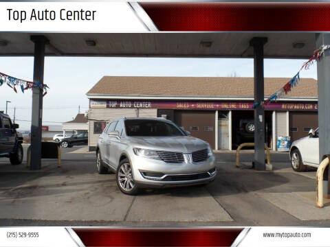 2016 Lincoln MKX for sale at Top Auto Center in Quakertown PA