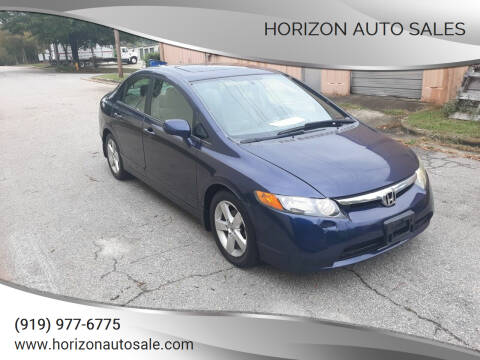 2007 Honda Civic for sale at Horizon Auto Sales in Raleigh NC
