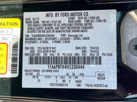 2017 Ford Mustang EcoBoost