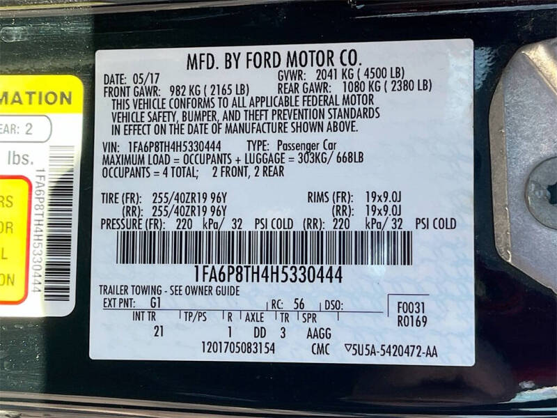 2017 Ford Mustang EcoBoost