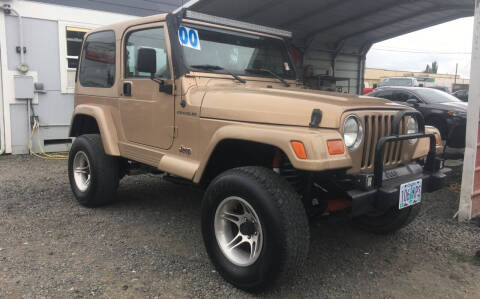 2000 Jeep Wrangler for sale at Universal Auto Sales in Salem OR