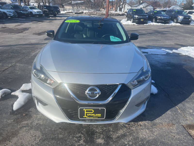 2018 Nissan Maxima for sale at PAPERLAND MOTORS in Green Bay WI