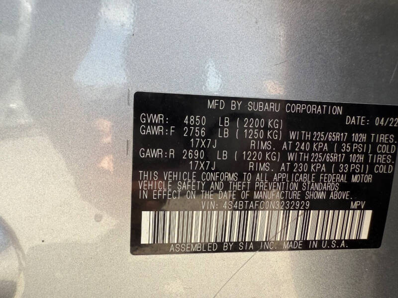 2022 Subaru Outback Premium