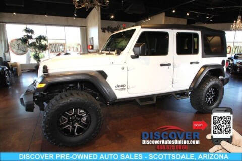 2018 Jeep Wrangler Unlimited for sale at Discover Pre-Owned Auto Sales in Scottsdale AZ