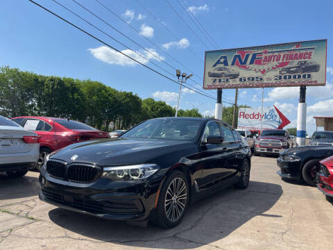 2019 BMW 5 Series for sale at ANF AUTO FINANCE in Houston TX
