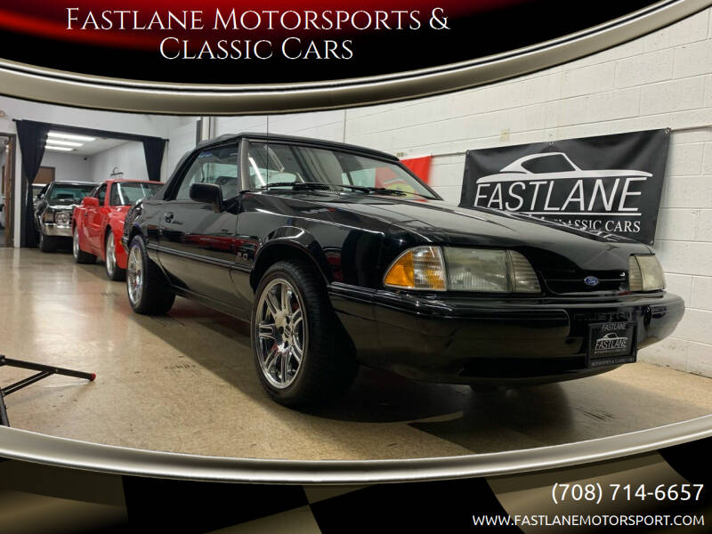 1989 Ford Mustang for sale at Fastlane Motorsports & Classic Cars in Addison IL