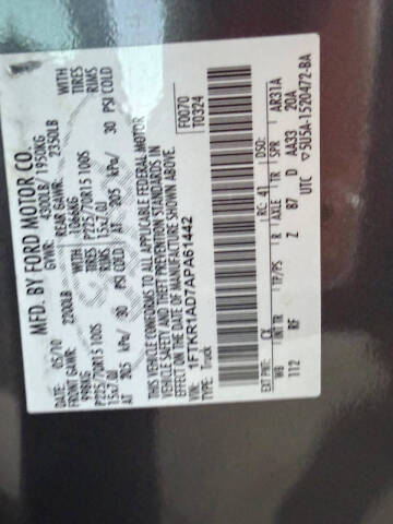 2010 Ford Ranger XLT