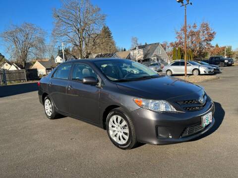 2012 Toyota Corolla for sale at Sinaloa Auto Sales in Salem OR