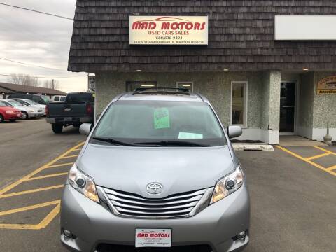 2012 Toyota Sienna for sale at MAD MOTORS in Madison WI