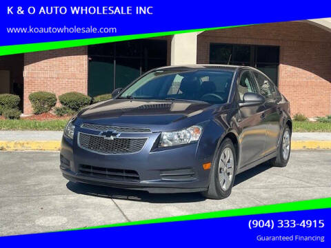 2013 Chevrolet Cruze for sale at K & O AUTO WHOLESALE INC in Jacksonville FL