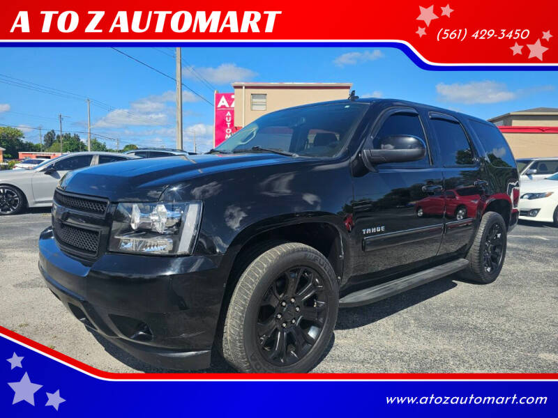 2011 Chevrolet Tahoe for sale at A TO Z  AUTOMART - A TO Z AUTOMART in West Palm Beach FL