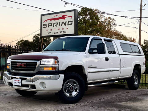 2007 GMC Sierra 2500HD Classic for sale at Spring Motors in Spring TX