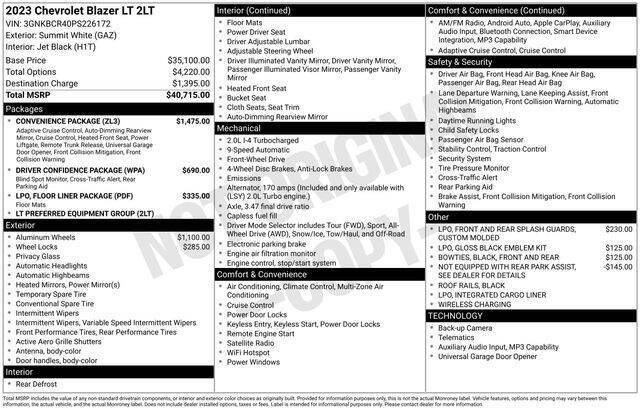 2023 Chevrolet Blazer LT