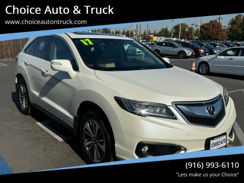 2017 Acura RDX for sale at Choice Auto & Truck in Sacramento CA