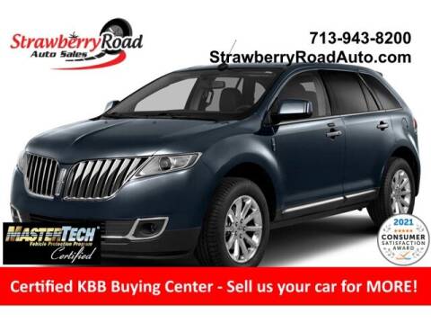 2015 Lincoln MKX for sale at Strawberry Road Auto Sales in Pasadena TX