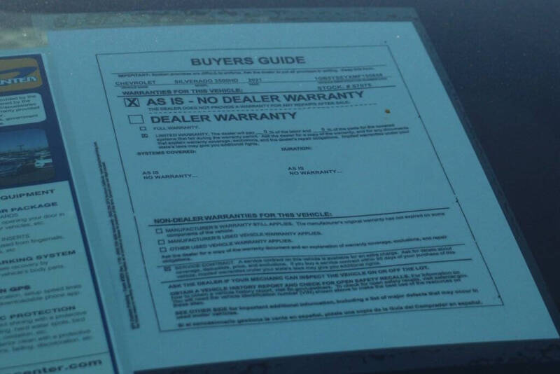 2021 Chevrolet Silverado 3500HD