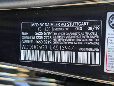 2020 Mercedes-Benz S-Class S 450