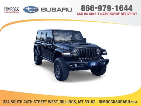 2022 Jeep Wrangler Unlimited for sale at RIMROCK SUBARU in Billings MT