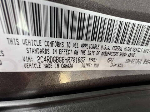 2017 Dodge Grand Caravan SE