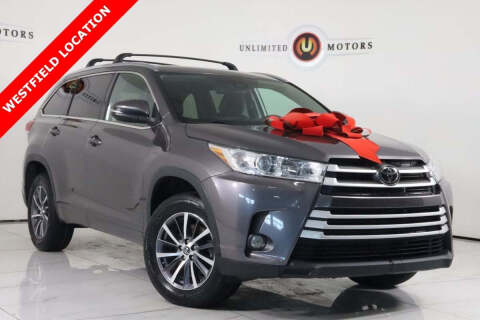 2018 Toyota Highlander for sale at INDY'S UNLIMITED MOTORS - UNLIMITED MOTORS in Westfield IN