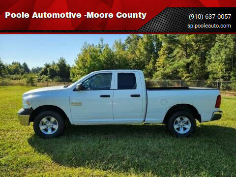2016 RAM 1500 for sale at Poole Automotive in Laurinburg NC