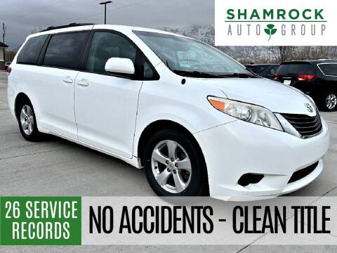 2013 Toyota Sienna for sale at Shamrock Group LLC #1 - Passenger Vans in Pleasant Grove UT