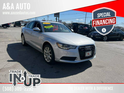 2015 Audi A6 for sale at A&A AUTO in Fairhaven MA