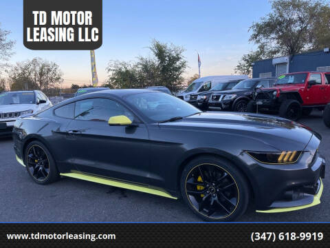 2017 Ford Mustang for sale at TD MOTOR LEASING LLC in Staten Island NY