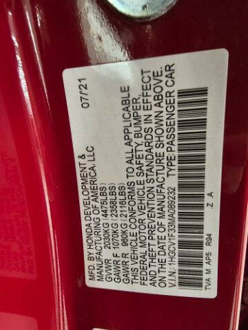 2021 Honda Accord Sport