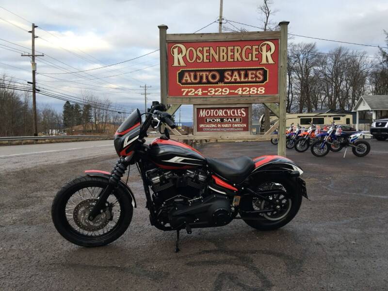 2020 Harley Davidson Street Bob for sale at Rosenberger Auto Sales LLC in Markleysburg PA