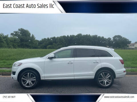 2014 Audi Q7 for sale at East Coast Auto Sales llc in Virginia Beach VA