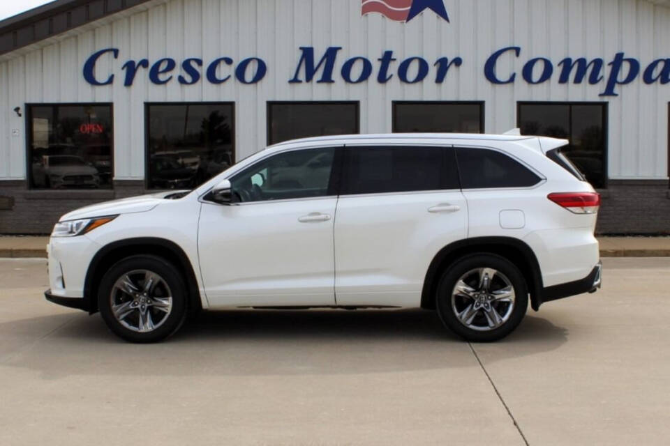 2019 Toyota Highlander for sale at Cresco Motor Company in Cresco, IA