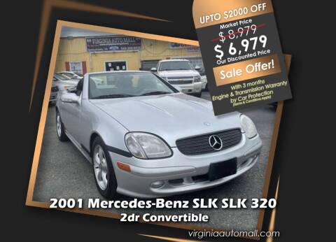 2001 Mercedes-Benz SLK for sale at Virginia Auto Mall in Woodford VA