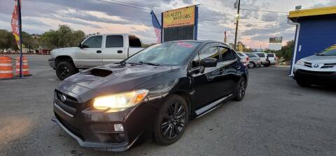 2015 Subaru WRX for sale at Quality Motors in Sun Valley NV