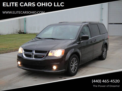 2016 Dodge Grand Caravan for sale at ELITE CARS OHIO LLC in Solon OH