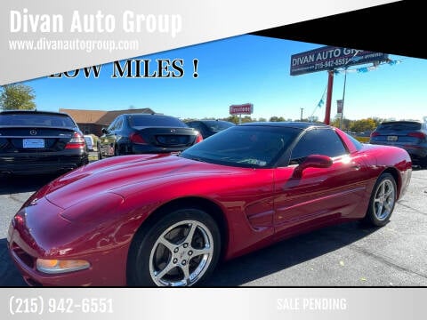 2001 Chevrolet Corvette for sale at Divan Auto Group in Feasterville Trevose PA