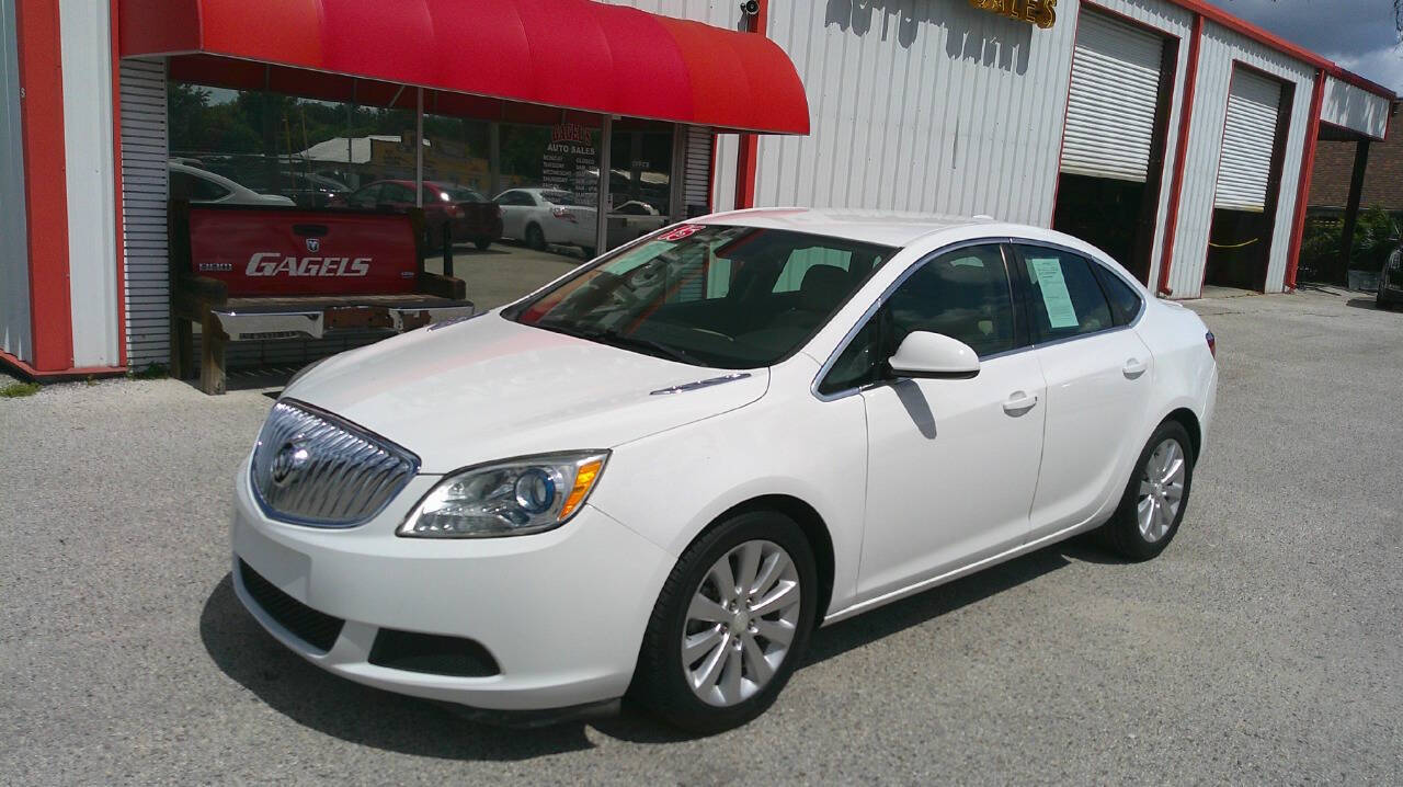 White 2015 Buick Verano Base Base 4dr Sedan 2