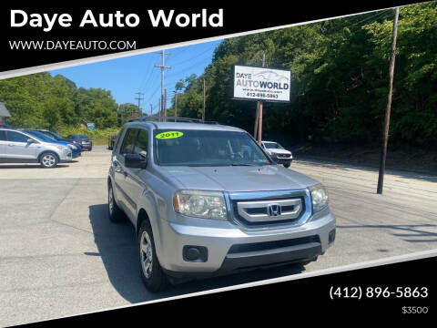 2011 Honda Pilot for sale at Daye Auto World in Mckeesport PA