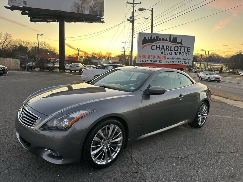 2013 Infiniti G37 Convertible for sale at Charlotte Auto Import in Charlotte NC