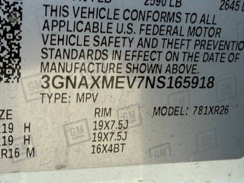 2022 Chevrolet Equinox RS