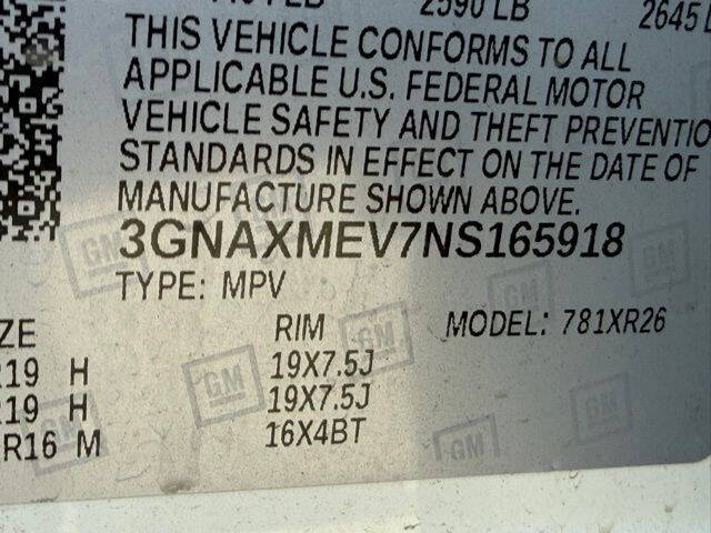 2022 Chevrolet Equinox RS