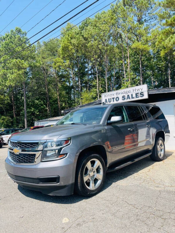 2018 Chevrolet Suburban for sale at Knox Bridge Hwy Auto Sales in Canton GA