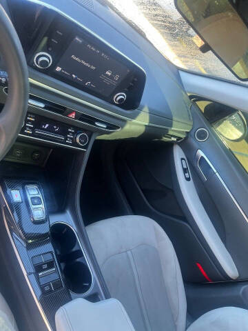 2021 Hyundai Sonata Hybrid Blue