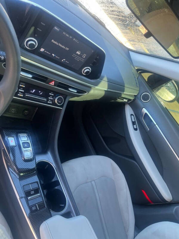 2021 Hyundai Sonata Hybrid Blue